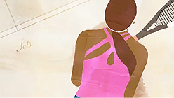 画像ギャラリー No.005のサムネイル画像 / 「パワースマッシュ 4」の最新トレイラーが公開に。作品に登場するトッププレイヤー達を水彩エフェクトの飛び交うスタイリッシュな映像で紹介