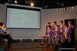 画像ギャラリー No.018のサムネイル画像 / 「逆転検事2」には狩魔 冥や新キャラの一柳万才が登場。応援団の腐男塾も駆けつけた,「逆転検事2」完成披露発表会のレポートを掲載