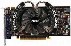 画像ギャラリー No.001のサムネイル画像 / MSI,「Cyclone」クーラー搭載でOC仕様のGTS 450カード