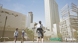 画像ギャラリー No.003のサムネイル画像 / 「絶体絶命都市4 Plus -Summer Memories-」と地図製作会社ゼンリンがタイアップ。3D都市モデルデータをゲーム内の街の造形に活用