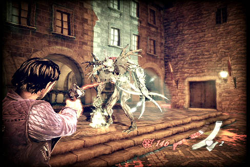 画像ギャラリー No.016のサムネイル画像 / 「シャドウ オブ ザ ダムド」のレビューを掲載。須田剛一氏が送り出した,地獄を舞台に展開する純愛ロードムービー