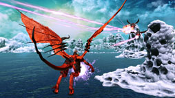 画像集#028のサムネイル/「Project Draco」改め，「Crimson Dragon」がプレイアブル出展。ディレクターによる実機デモプレイの解説をレポート