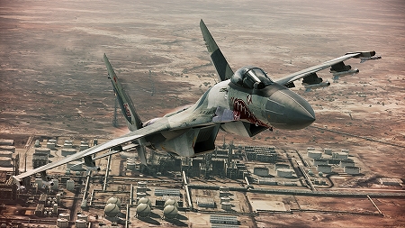 ���������꡼ No.003�Υ���ͥ������ / ��ACE COMBAT ASSAULT HORIZON�ס��Ͼ�Ũ���Ϥ��Ф������˲���ư�֥������ȥ饤�����⡼�ɡפ�������ȺǶ���Ũ�ɤȤʤ륨�����ѥ����åȤ����餫��