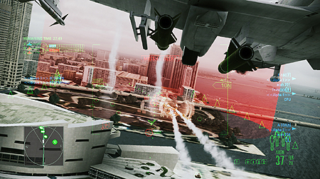 ���������꡼ No.004�Υ���ͥ������ / ��ACE COMBAT ASSAULT HORIZON�ס�����饤���Ѥ�2�⡼�ɤ���ӥ��顼�������ޥ����ξ��󤬸��������������䥵��ȥ��դ��θ����Ǥ�����å�