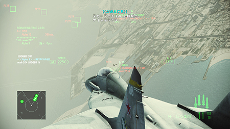 ���������꡼ No.033�Υ���ͥ������ / ��ACE COMBAT ASSAULT HORIZON�ס�����饤���Ѥ�2�⡼�ɤ���ӥ��顼�������ޥ����ξ��󤬸��������������䥵��ȥ��դ��θ����Ǥ�����å�