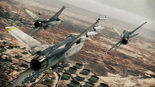 ���������꡼ No.002�Υ���ͥ������ / ��ACE COMBAT ASSAULT HORIZON�ס���֤Ȥ�Ϣ�Ȥ���ά�θ��򰮤�֥ߥå����CO-OP�ץ⡼�ɤγ��׸�����������������Ʈ������򥹥��꡼�󥷥�åȤǳ�ǧ���褦