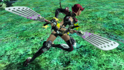 ���������꡼ No.035�Υ���ͥ������ / ���������ץ��PSO2�����������ե��פΥ�ǥ���ȯɽ���ݡ��ȡ�������������ܥ�˥塼��¿�̤���ŵ����������ã���ԤäƤ���