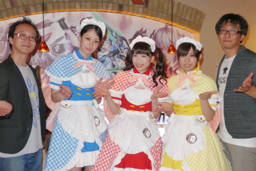 ���������꡼ No.053�Υ���ͥ������ / ���������ץ��PSO2�����������ե��פΥ�ǥ���ȯɽ���ݡ��ȡ�������������ܥ�˥塼��¿�̤���ŵ����������ã���ԤäƤ���