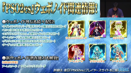 画像ギャラリー No.059のサムネイル画像 / セガフェス会場から公開生放送「PSO2 STATION!」レポート。通常クラスに新たなスキルが追加,そしてペルソナシリーズとのコラボが発表