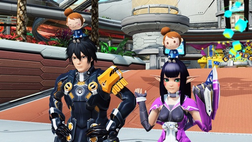 画像ギャラリー No.002のサムネイル画像 / 「PSO2」プリペイドカード発売記念キャンペーンが開始。“ローソンクルー♪あきこちゃん”のアクセサリーがもらえる