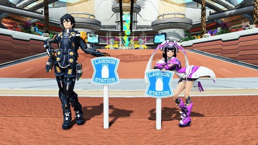 画像ギャラリー No.014のサムネイル画像 / 「PSO2」×「ローソン」大型コラボキャンペーンの続報が公開。コラボ衣装が登場