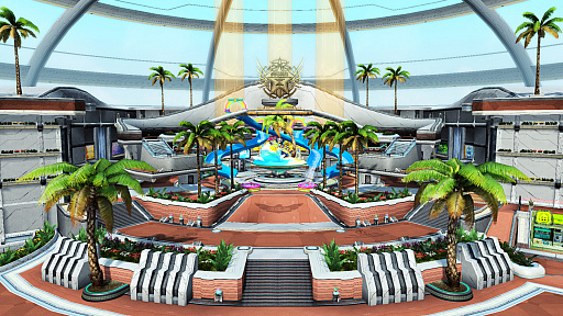 画像ギャラリー No.026のサムネイル画像 / 「PSO2」にサマーイベント実装。「PSO2es」コラボキャラクターが水着になって登場。恒例の「ビーチウォーズ 2019!」は新難度に対応