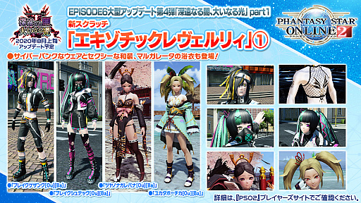 ���������꡼ No.013�Υ���ͥ������ / ��PSO2�ס�7��Υ��åץǡ��ȤǤϥ��Фȥ�����ʤ��и����륤�٥�Ⱦ��ߥ������Ȥ��о졣8��ˤ�EP6�ǽ��ϡ֤��ʤ����⤿�餹��˾���ۿ���