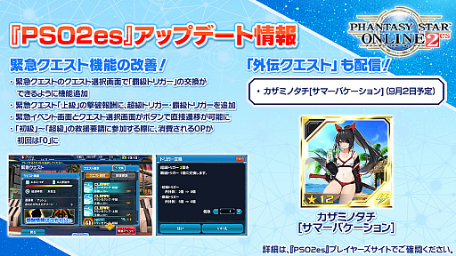 ���������꡼ No.019�Υ���ͥ������ / ��PSO2��8����ܤΥ��åץǡ��Ȥǥ��С�������ʡ��ߥȥ�ΰ�����SG������å����ۿ���EPISODE6�κǽ��Ϥϥ��ԥ�������