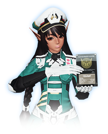 画像ギャラリー No.003のサムネイル画像 / 「PSO2」,マイキャラクターの歴史を刻んだ“アークス勲章”の受注受付が開始