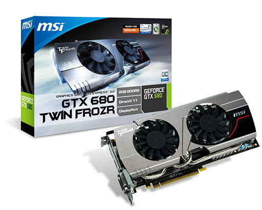 ���������꡼ No.001�Υ���ͥ������ / ��Twin Frozr III�ץ����顼��ܤ�OC�Ǥ�MSI��GTX 680�����ɤ�ȯ���