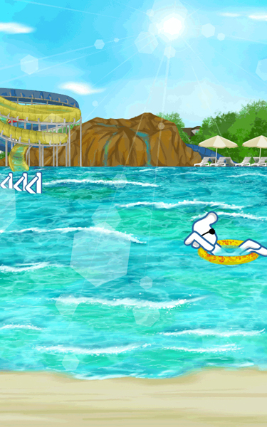 画像ギャラリー No.004のサムネイル画像 / 「喧嘩番長 全国制覇」期間限定の“ドキッ!番長だらけの水泳大会”が開催