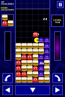 画像ギャラリー No.005のサムネイル画像 / パックマンの落ちモノパズル「PAC-ATTACK」が,iPhone/iPod touch向けに配信開始