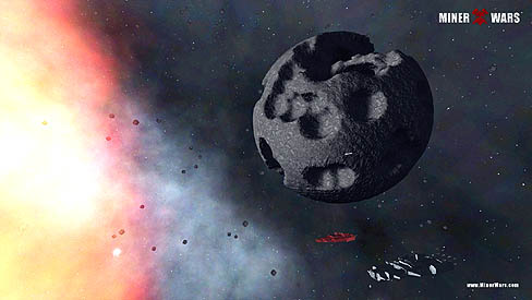 画像ギャラリー No.004のサムネイル画像 / 新作「Miner Wars」のムービーが初公開。往年の名作「ディセント」を思わせる,宇宙空間の自由な移動がウリだ