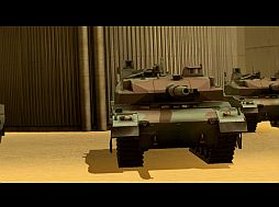 画像ギャラリー No.003のサムネイル画像 / 「メビウスオンライン」,新ステージ「デザートクイーン」実装。戦車で迎撃しよう