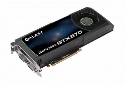 画像ギャラリー No.001のサムネイル画像 / リファレンス仕様のGalaxy製GTX 570カードがMVKから発売に