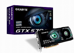 画像ギャラリー No.001のサムネイル画像 / CFD販売，リファレンス仕様のGIGABYTE製GTX 570カード