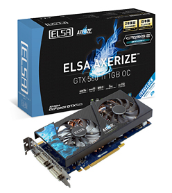 画像ギャラリー No.001のサムネイル画像 / ELSA，OCモデル「AXERIZE」に「Crysis 2」推奨のGTX 560 Tiカードを追加