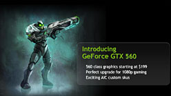 画像集#019のサムネイル/ついに登場した「GeForce GTX 560」を試す。予想以上に「よい子」で，価格次第ながら相当に面白い存在だ