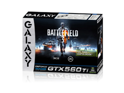 画像ギャラリー No.001のサムネイル画像 / GALAXY,「BF3」フル版ダウンロードクーポン付属のGTX 560 Tiカード発売