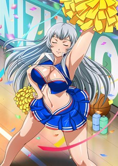 画像ギャラリー No.003のサムネイル画像 / 「ブラウザ一騎当千 爆乳争覇伝」元気いっぱい“チアガール”闘士シリーズ登場