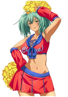 画像ギャラリー No.006のサムネイル画像 / 「ブラウザ一騎当千 爆乳争覇伝」元気いっぱい“チアガール”闘士シリーズ登場