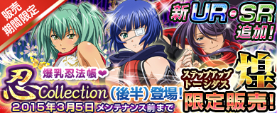 画像ギャラリー No.002のサムネイル画像 / 「ブラウザ一騎当千 爆乳争覇伝」,「忍Collection」(後半)が本日より追加