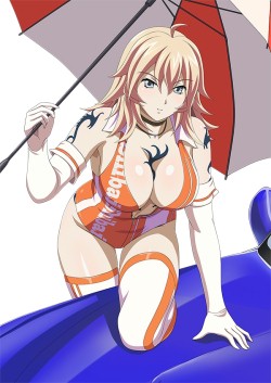 画像ギャラリー No.009のサムネイル画像 / 「ブラウザ一騎当千 爆乳争覇伝」レースクイーン闘士（前半）のカードが追加に