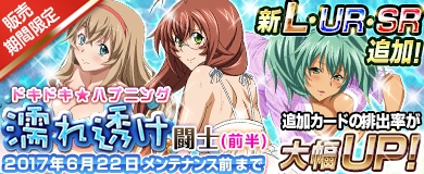 画像ギャラリー No.004のサムネイル画像 / 「ブラウザ一騎当千」に「濡れ透け闘士」11体が期間限定で登場