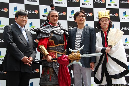 画像ギャラリー No.006のサムネイル画像 / 「三国志を抱く」OBT記念キャンペーンが発表されたほか,CMで呂布役を演じた中村獅童さんも登壇した記者発表会をレポート