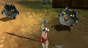 画像ギャラリー No.003のサムネイル画像 / 「ドラゴナ」のオープンβテストが本日スタート。ハンゲームとのコラボイベントで,ゲーム内にマスコットキャラ「ブニャ」が登場