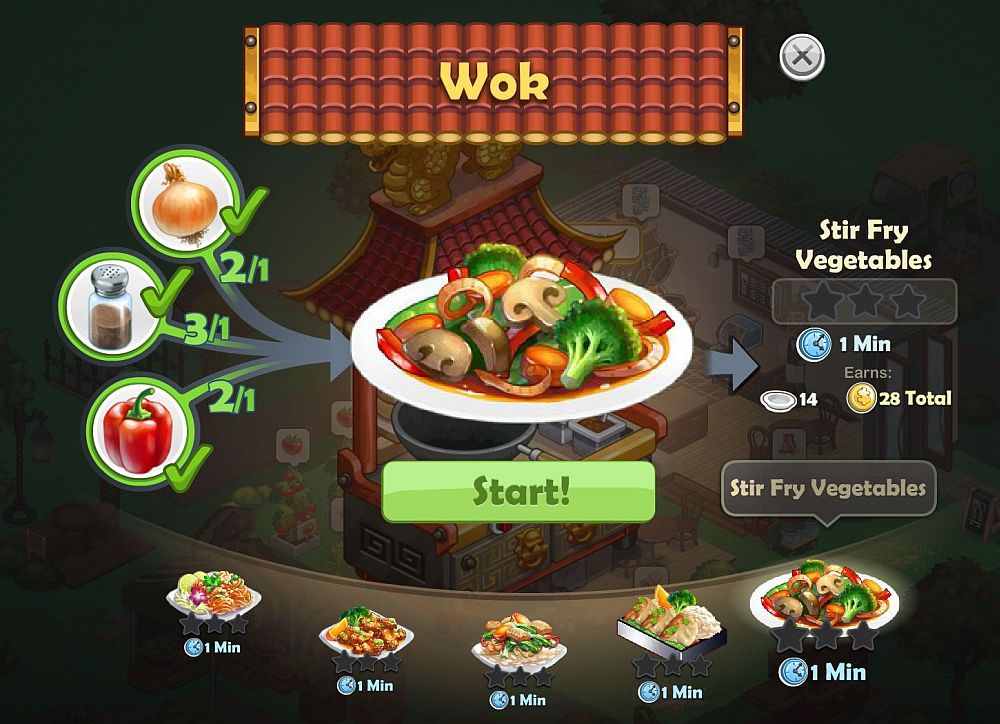 画像集 005 料理ゲーム Chefville がfacebookで配信 自分だけのレストランを作