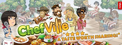 画像ギャラリー No.001のサムネイル画像 / 料理ゲーム「ChefVille」がFacebookで配信。自分だけのレストランを作ろう