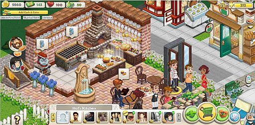 料理ゲーム Chefville がfacebookで配信 自分だけのレストランを作ろう