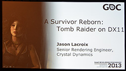 画像集#002のサムネイル/［GDC 2013］PC版「TOMB RAIDER」は髪がすごい。ララ・クロフト秘伝のヘアケア技術教えます