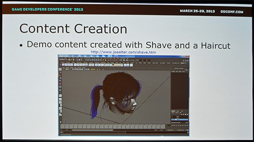 画像集#006のサムネイル/［GDC 2013］PC版「TOMB RAIDER」は髪がすごい。ララ・クロフト秘伝のヘアケア技術教えます