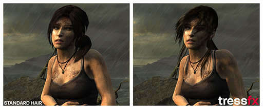 画像集#013のサムネイル/［GDC 2013］PC版「TOMB RAIDER」は髪がすごい。ララ・クロフト秘伝のヘアケア技術教えます