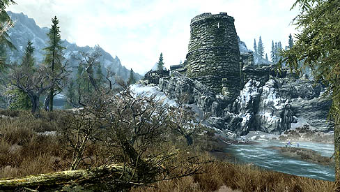 画像集#006のサムネイル/世界初。「The Elder Scrolls V: Skyrim」の詳細が，Bethesda Softworksの開催したプレス向けカンファレンスで公開。ドラゴンの魂がゲームの鍵を握る