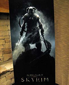 画像集#009のサムネイル/世界初。「The Elder Scrolls V: Skyrim」の詳細が，Bethesda Softworksの開催したプレス向けカンファレンスで公開。ドラゴンの魂がゲームの鍵を握る