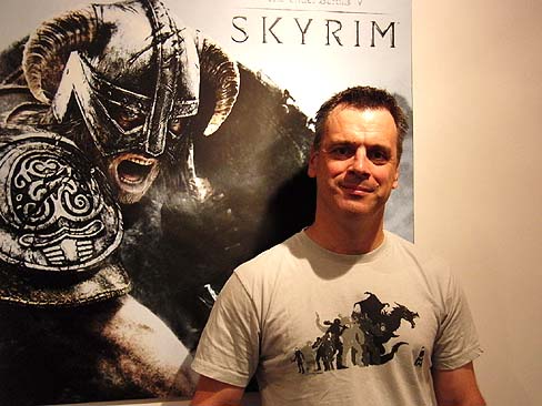 ���������꡼ No.001�Υ���ͥ������ / ��The Elder Scrolls V: Skyrim�פ�ȯ����Bethesda Softworks�Υ����ѡ�����˥��󥿥ӥ塼������ǽ�ȥ��㥦�ȡɤ����Ӥ˹�碌��3�ʳ���Ĵ���ǽ