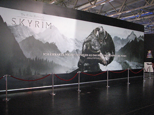 ���������꡼ No.002�Υ���ͥ������ / ��Gamescom�ϡ�The Elder Scrolls V: Skyrim�פΥץ쥹����ե���󥹤����š���ͳ�٤ι⤤����饯�����ᥤ���󥰤ȡ����������������椬�о�