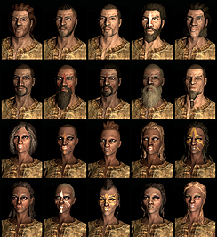 画像ギャラリー No.009のサムネイル画像 / 「The Elder Scrolls V: Skyrim」の主人公を作るならどんな顔に。Bethesda Softworksが各種族用顔グラフィックスのプリセットを公開