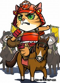 「のぶニャがの野望」“黒田ボンベイ”を含めた7体のねこ武将が新たに登場
