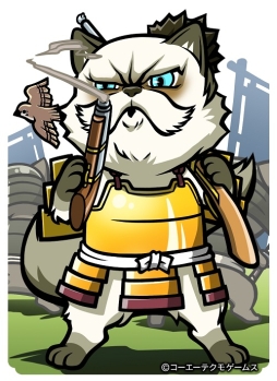 画像ギャラリー No.002のサムネイル画像 / 「のぶニャがの野望」に「戦国ガンミャン」をテーマにした4体の武将が追加