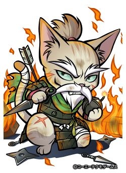 画像ギャラリー No.013のサムネイル画像 / 「のぶニャがの野望」,ニャっとり半蔵含む7体の描き下ろしねこ武将が登場